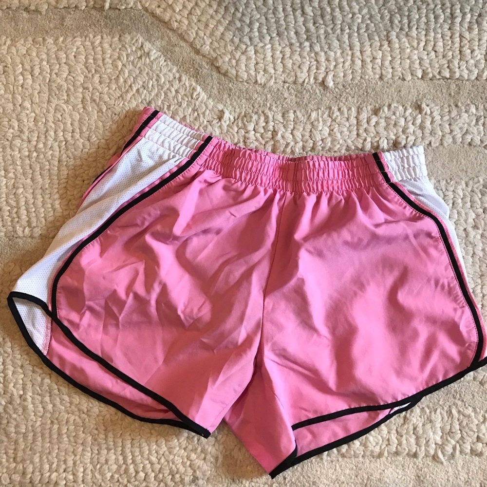 Pink nike shorts